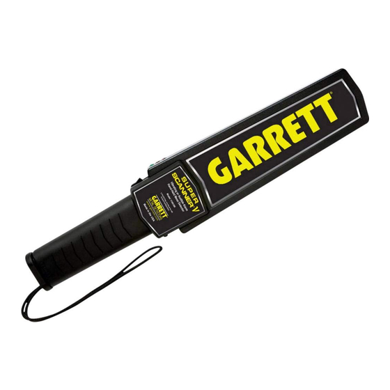 Garrett Superscanner User Manual