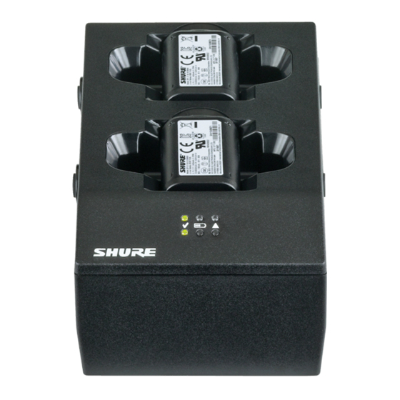 Shure SBC200 Manuals