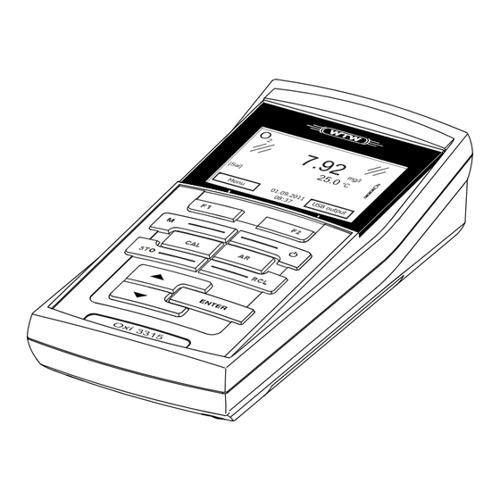 wtw Oxi 3315 Operating Manual