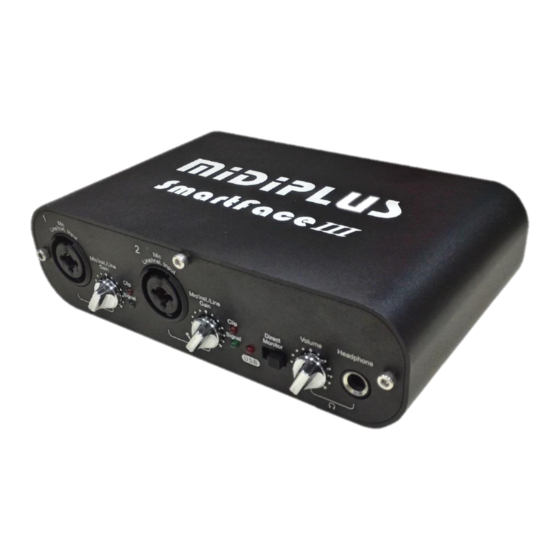 midiplus Smartface III Owner's Manual