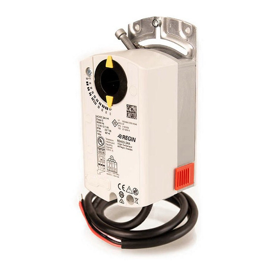 Regin RDAS5-24C Mounting Instructions
