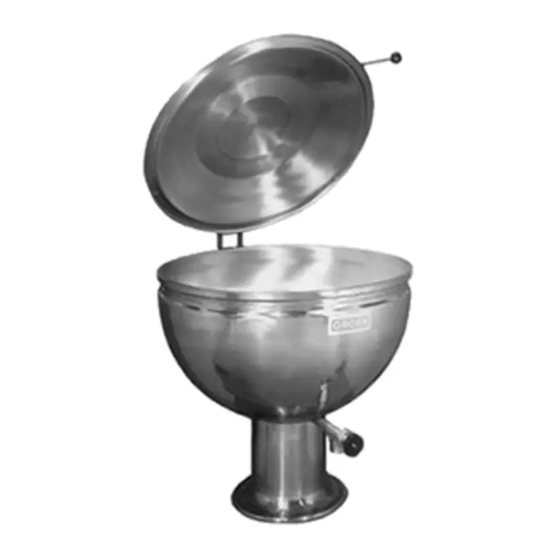 User Manuals: Groen FT Steam Jacketed Kettle