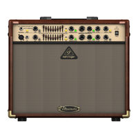 Behringer Ultracoustic ACX450 User Manual