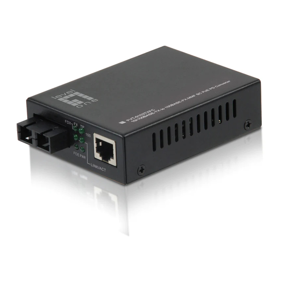 LevelOne FVT-0103TXFC User Manual