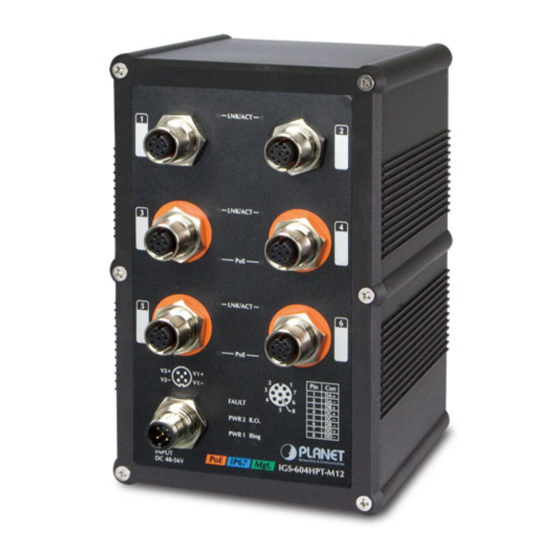 Planet IGS-604HPT-M12 User Manual