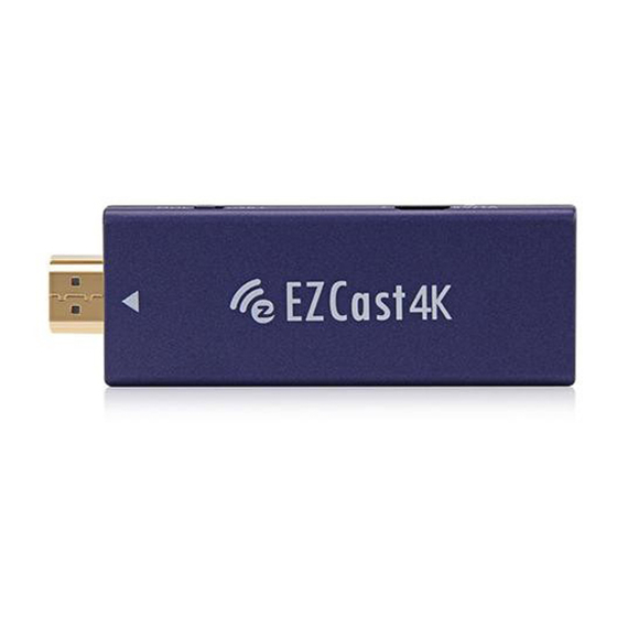 EZCast MiraScreen 4K Quick Start Manual