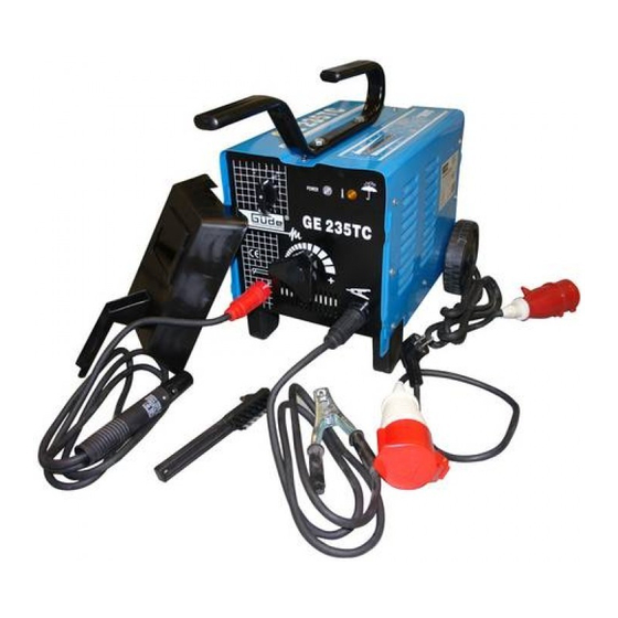 GÜDE GE 235 TC Manual