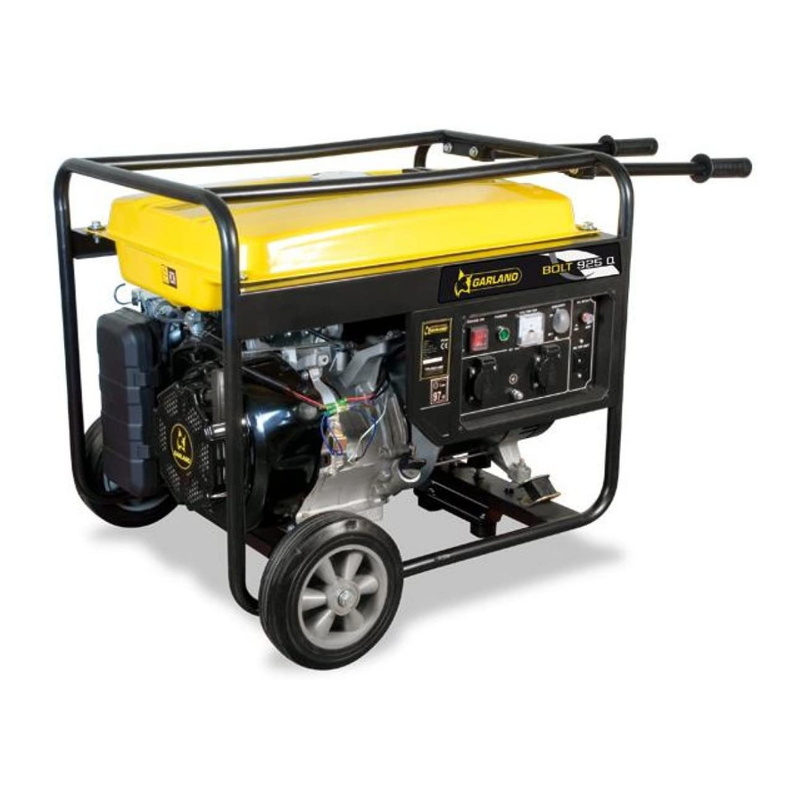 Garland BOLT 725 Q Instruction Manual