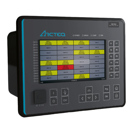 Arcteq AQ-S254 Instruction Manual