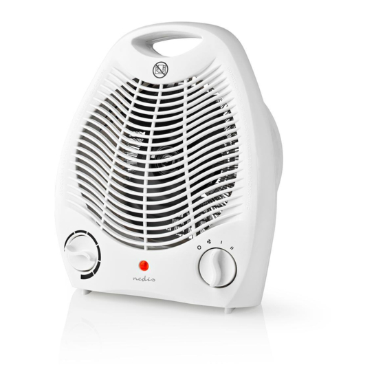 nedis HTFA13CWT Fan Heater Thermostat Manuals