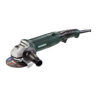 Metabo WE 1450-150 RT Operating Instructions Manual