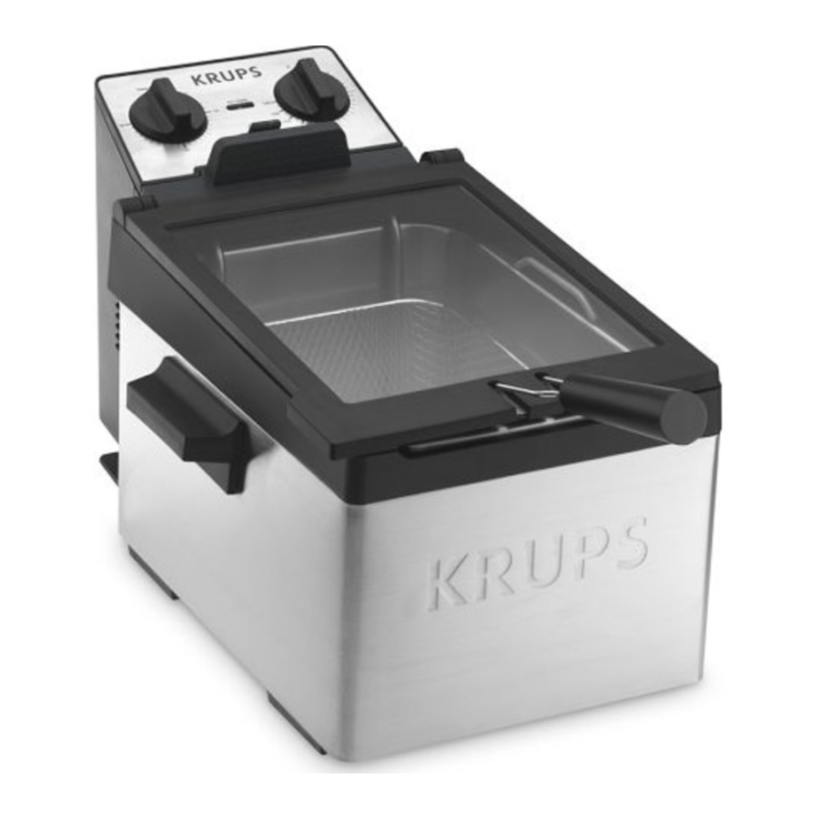 KRUPS KJ700051 - Semi-Professional Deep Fat Fryer Manual