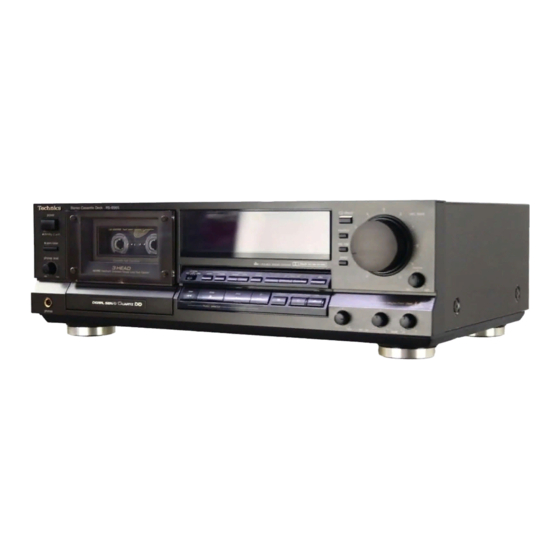 Technics RS-B965 Service Manual