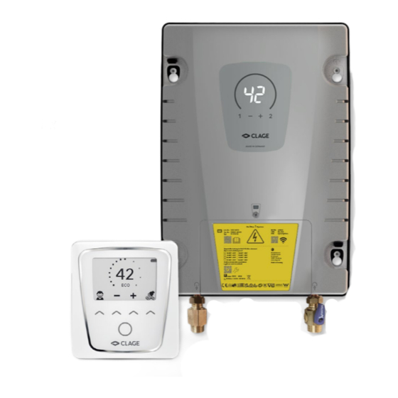 clage ISX Operating And Installation Instructions