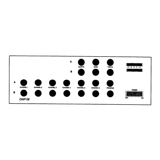 Bogen DMP-06 Installation & Operation Instructions