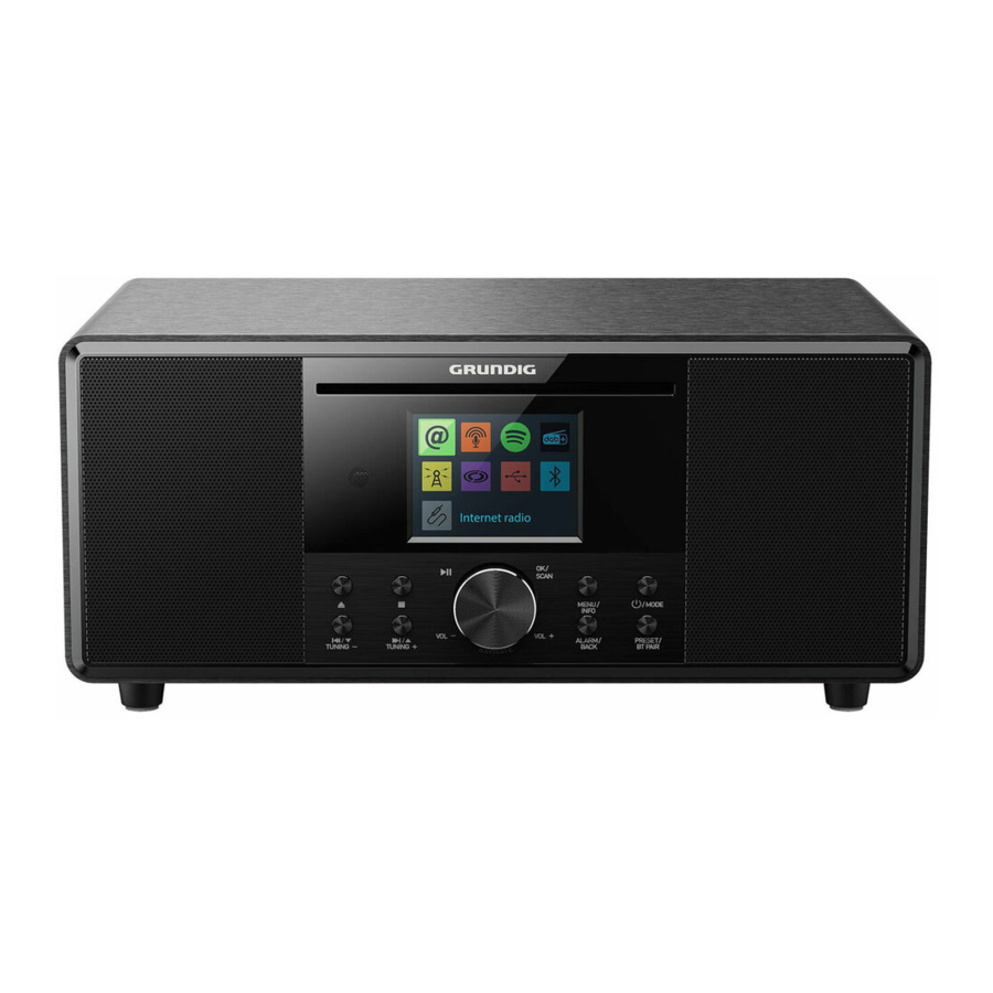 Grundig DTR 7000 Manual