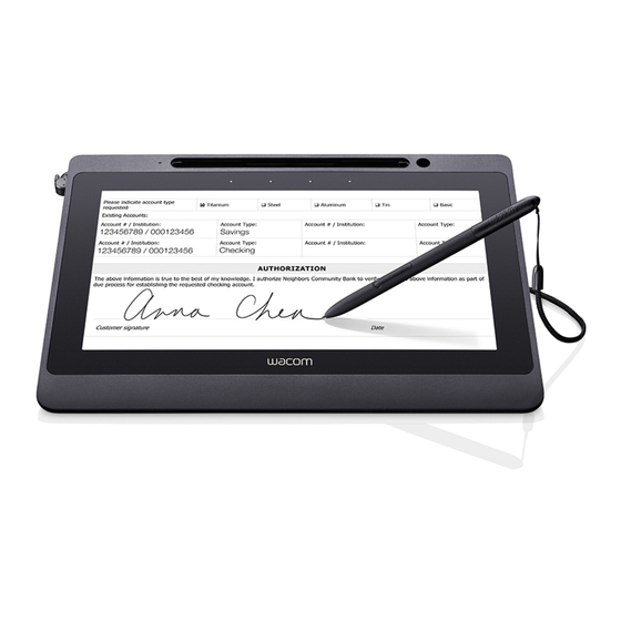 Wacom DTU-1141 User Manual