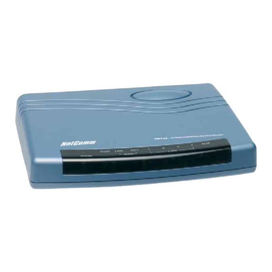 NetComm G.SHDSL 4-port Security Modem Routers NB712 User Manual