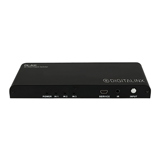 DigitaLinx DL-A31 Installation Manual