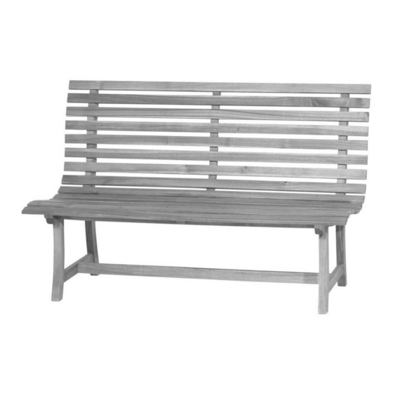siena GARDEN Santana 2-seater Assembly Instructions