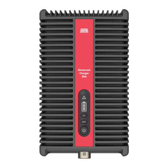 DEFA ShowroomCharger 50A User Manual