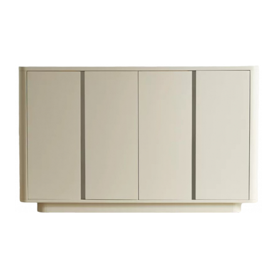 URBAN OUTFITTERS CORA LACQUERED CREDENZA Assembly Instructions
