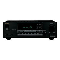 Onkyo TX-8222 Instruction Manual