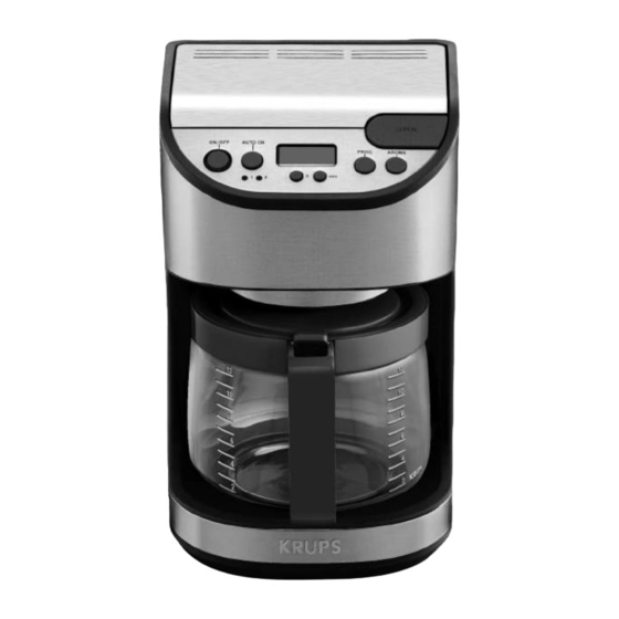 Krups Precision KM611T30 Manual