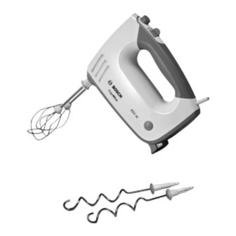 Bosch MFQ36300Y Operating Instructions Manual