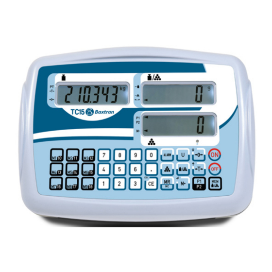 Baxtran TC15 Manual