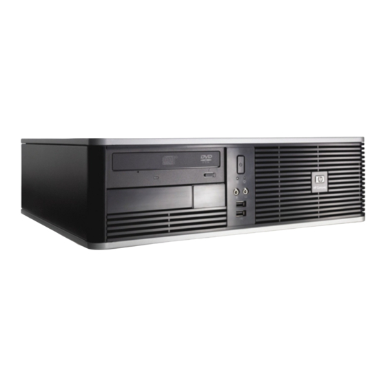 Compaq dc5800 - Microtower PC Manual