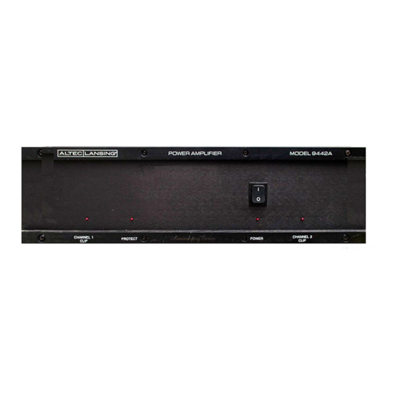 Altec Lansing 9442A Specifications