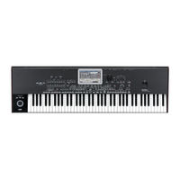 Korg Pa3XLe User Manual