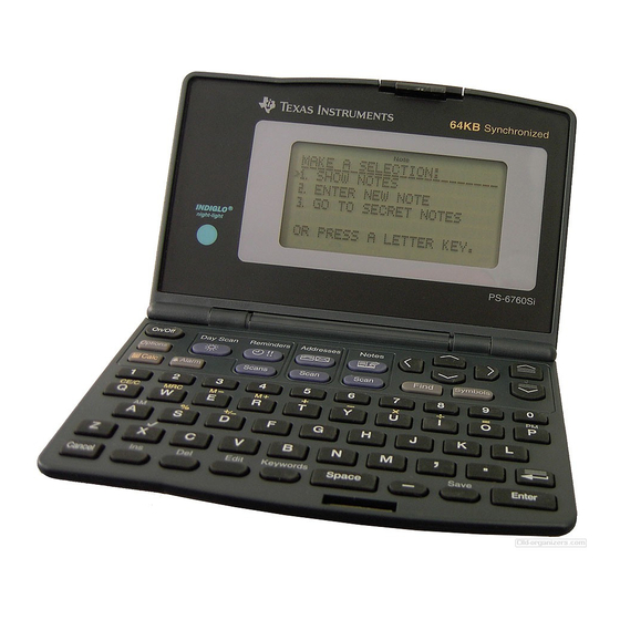Texas Instruments PS-6760Si Manuals