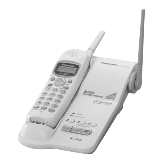 Panasonic KX-TG2352PW Operating Instructions Manual