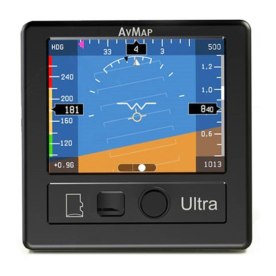 AvMap Ultra EFIS User And Installation Manual
