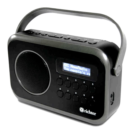 User Manuals: Richter RR28 Portable Digital Radio