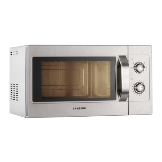 Samsung CM1099 Series Owner's Instructions & Cooking Manual