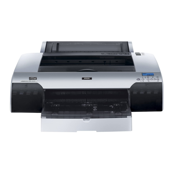 Epson Stylus Pro 4880 Quick Reference Manual
