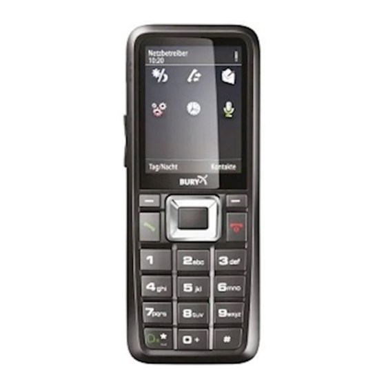BURY CarPhone CP 1000 Quick User Manual