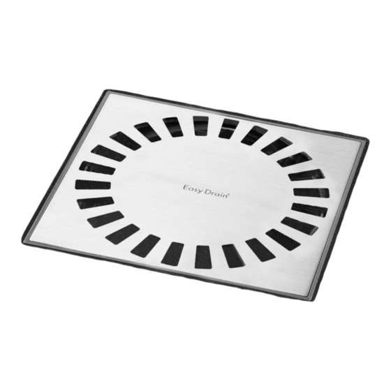 ESS Easy Drain Aqua Brilliant AquaBW-15x15 Installation Advice
