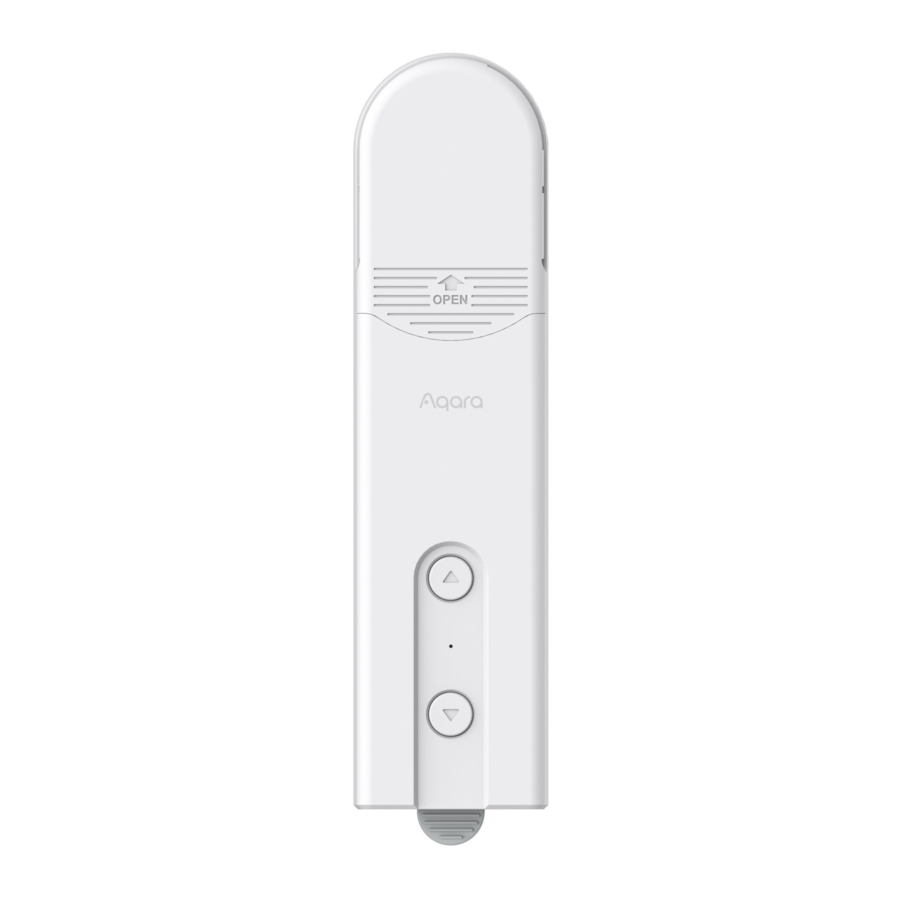 Aqara Roller Shade Driver E1 - Zigbee 3.0 Smart Blind Motor Driver with Schedule and Voice Control Manual