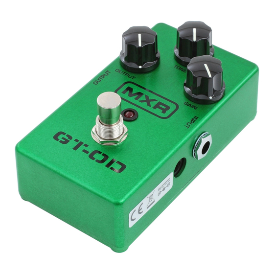 mxr M193 GT-OD Web Manual