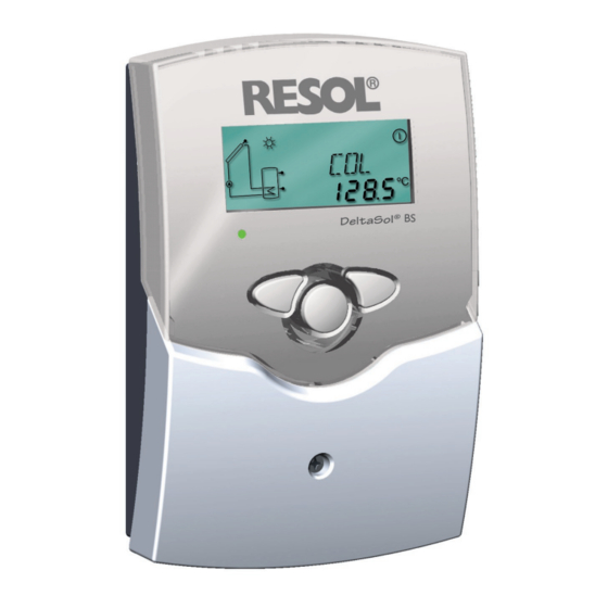 Resol DeltaSol BS/1 User Manual