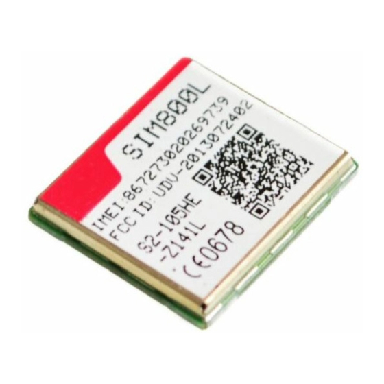 SimCom SIM800L Hardware Design