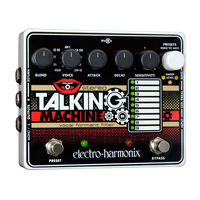Electro-Harmonix Stereo Talking Machine Quick Start Manual