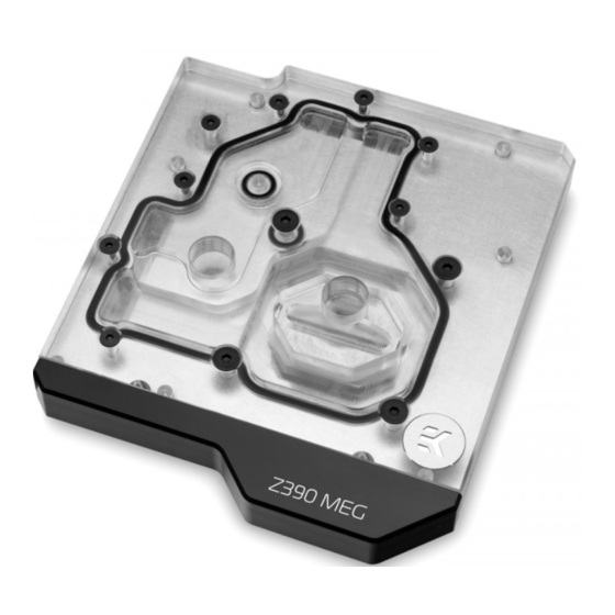 ekwb EK-Momentum MSI Z390 MEG ACE Installation Manual