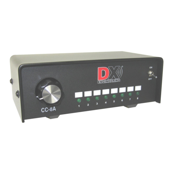 DX Engineering CC-8A Manual
