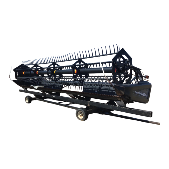 MacDon FEEDSTORM D60 Operator's Manual