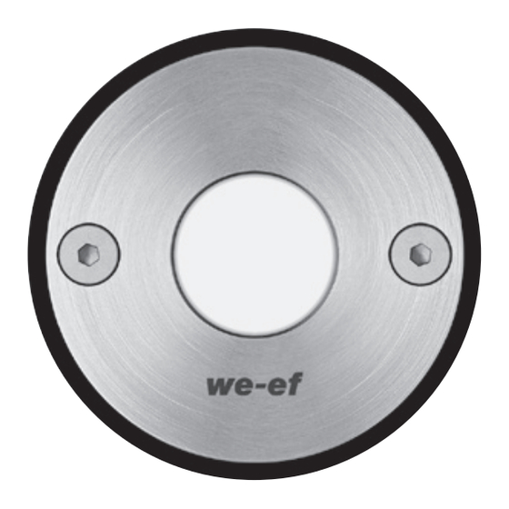 WE-EF ETC109 LED Installation And Maintenance Instructions